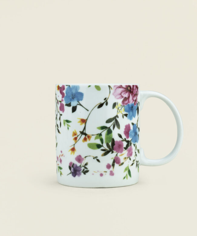 Κούπα Spring πορσελάνης με floral σχέδιο 340ml
